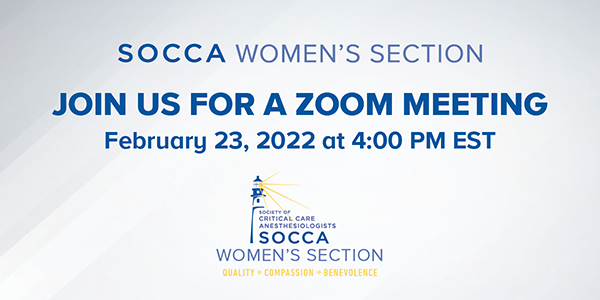 SOCCA Women's Section Zoom Meeting