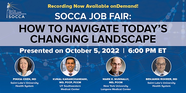SOCCA Job Fair Recording Image