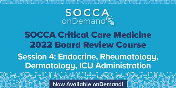 SOCCA Board Review Course Session 4 Image