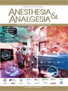 Anesthesia and Analgesia Cover Image