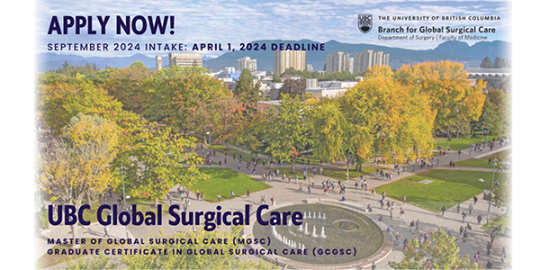UBC Global Surgical Care